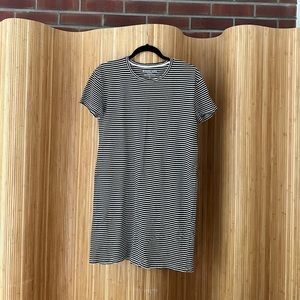 Everlane Striped Cotton Tee Dress Size S